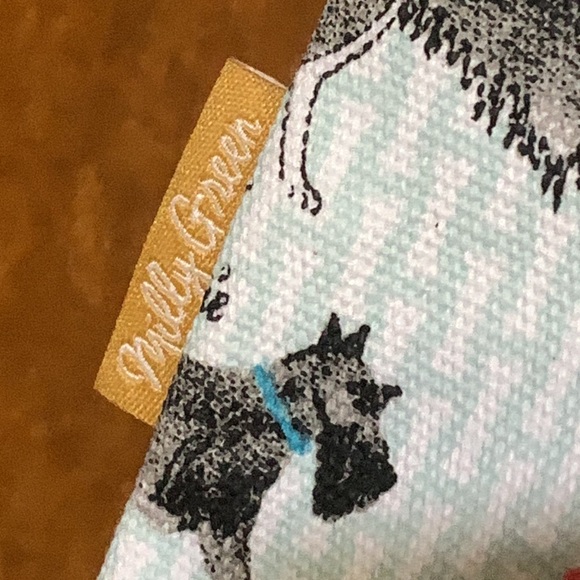 MILLY GREEN- Canvas Bag with Snap. Lots of Doggies 😍 Designed in Britain 🇬🇧 - Picture 8 of 13
